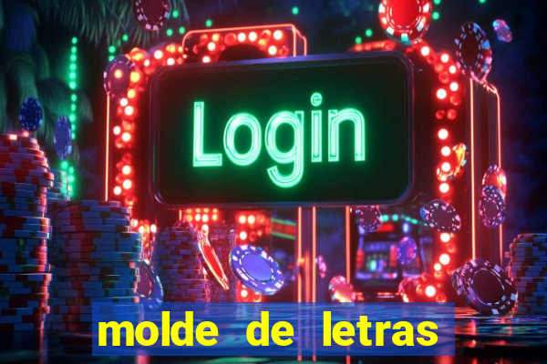 molde de letras feliz natal para imprimir